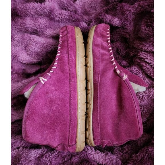 L.L. Bean Wicked Good Slipper Moc Boot in Bramble Berry Size 7 - Picture 9 of 9